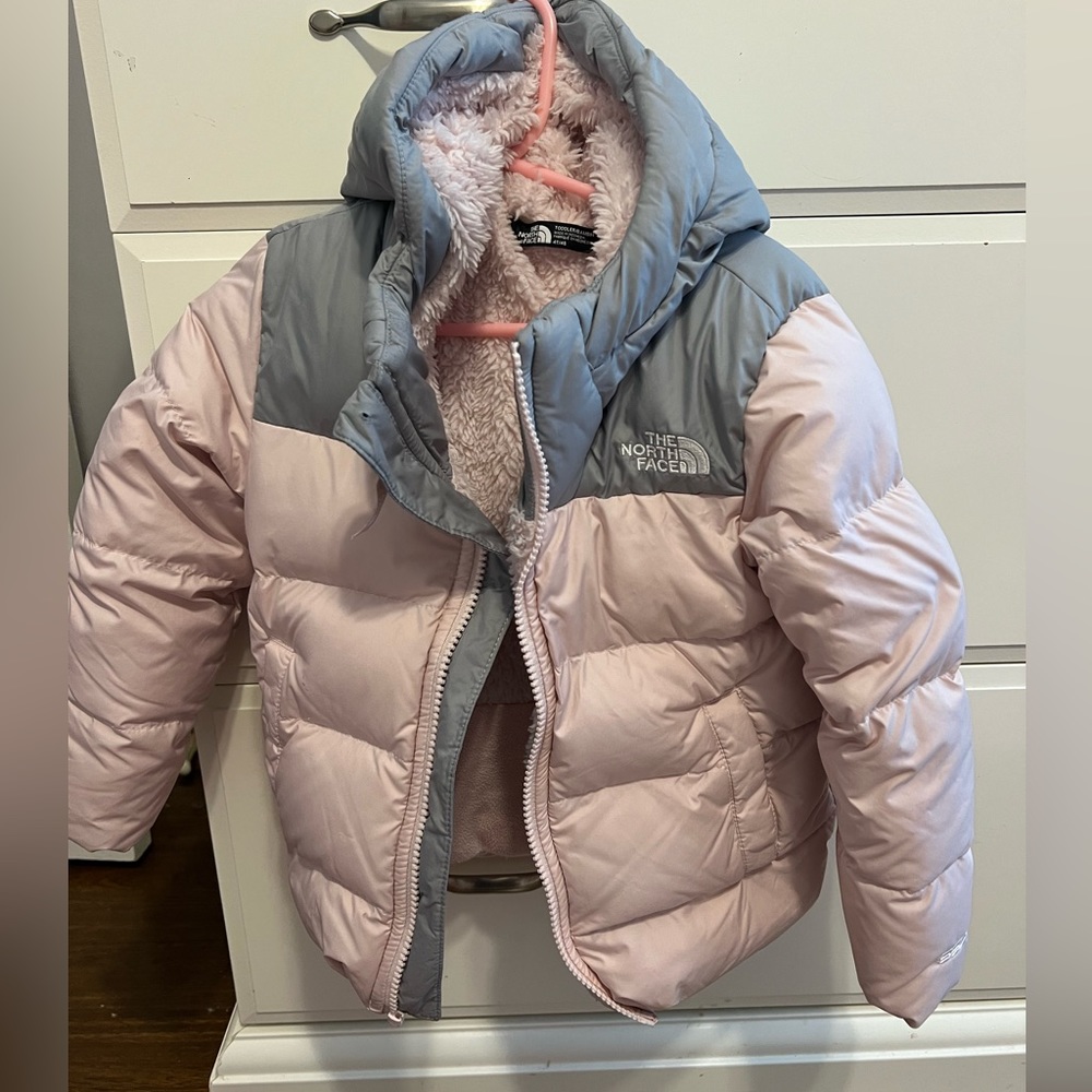 {The North Face} girls hooded coat